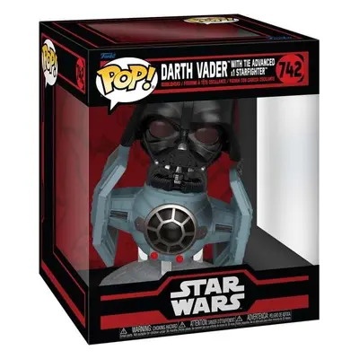 Star Wars Vinylová figurka č.742 Darth Vader with the Advanced x1 Starfighter (Pop! Rides Deluxe