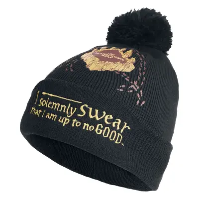 Harry Potter Marauder's map Beanie čepice černá