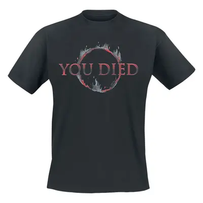 Dark Souls You died Tričko černá