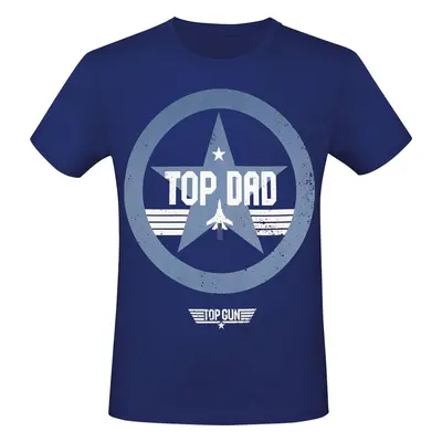 Top Gun Top Dad Tričko modrá