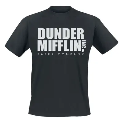 The Office Dunder Mifflin, Inc. - Logo Tričko černá