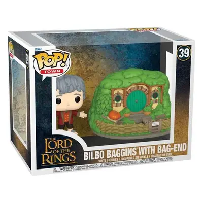 Pán prstenů Bilbo Baggins with Bag-End (Pop Town!) Vinyl Figur 39 Sberatelská postava vícebarevn