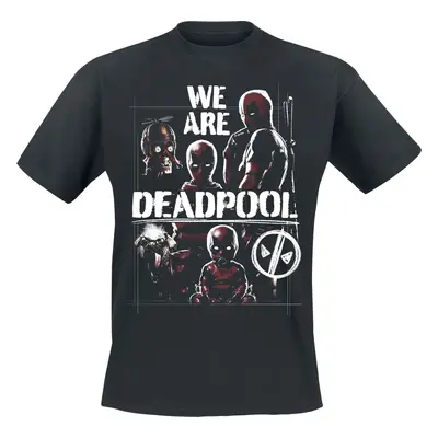 Deadpool We Are Deadpool Tričko černá