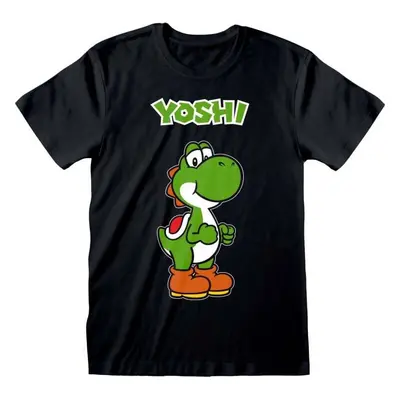 Super Mario Yoshi Tričko černá