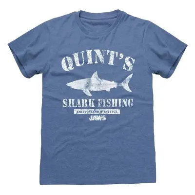 Der weisse Hai Quint´s Shark Fishing Tričko modrá