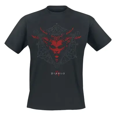 Diablo 4 - Lilith's Sigil Tričko černá