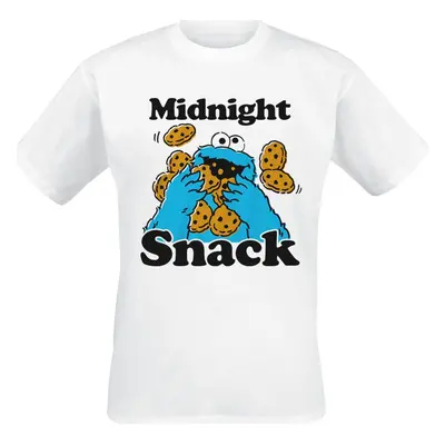 Sesame Street Midnight Snack Tričko bílá