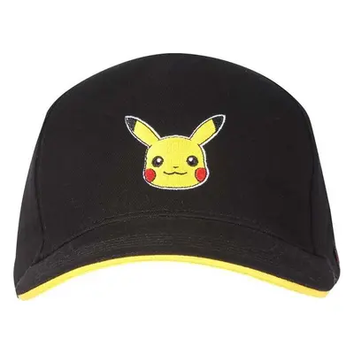 Pokémon Pikachu Badge kšiltovka černá