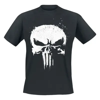 The Punisher Skull - Logo Tričko černá