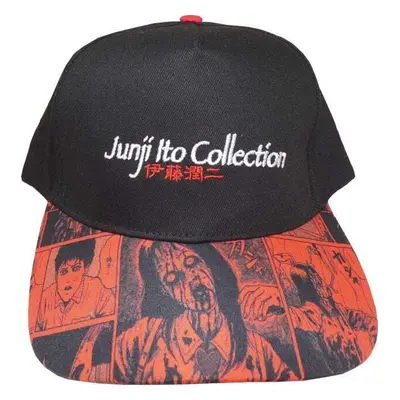 Junji Ito Logo Baseballová kšiltovka černá