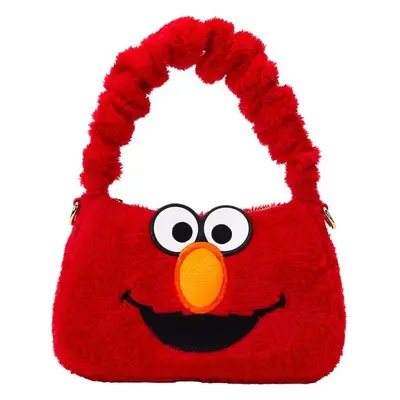 Sesame Street Loungefly - Elmo Plush Taška pres rameno vícebarevný