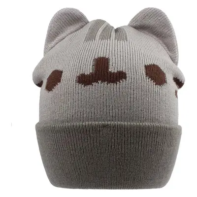 Pusheen Face Beanie čepice béžová