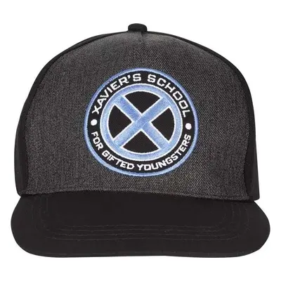 X-Men Xavier Logo Baseballová kšiltovka černá