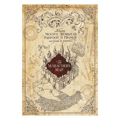 Harry Potter Marauder's map plakát vícebarevný