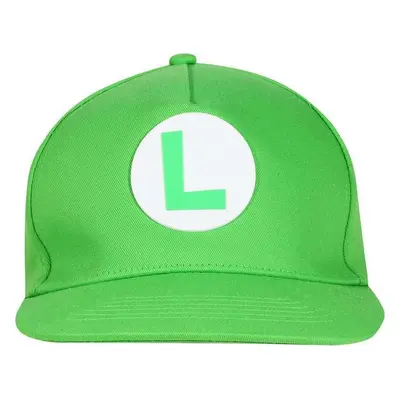 Super Mario Luigi Badge kšiltovka zelená