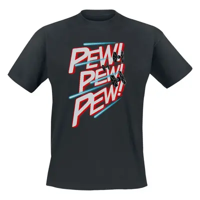 Star Wars PEW PEW PEW Tričko černá