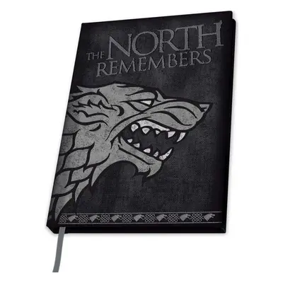 Game Of Thrones House Stark Notes cerná/šedá