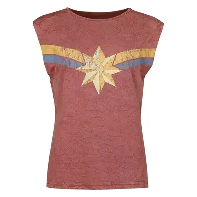 The Marvels Stars Tank top červená