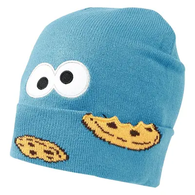 Sesame Street Krümelmonster Beanie čepice modrá