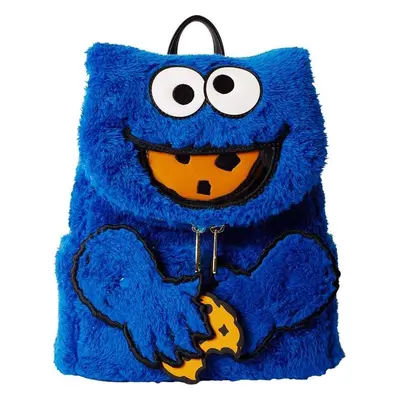 Sesame Street Loungefly - Cookie Monster Plush Batoh vícebarevný