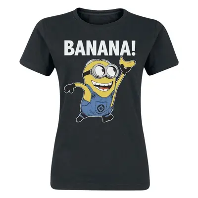 Minions Banana! Dámské tričko černá