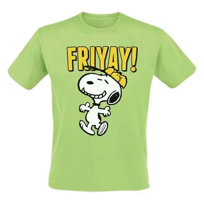 Peanuts Snoopy - Friyay Tričko zelená