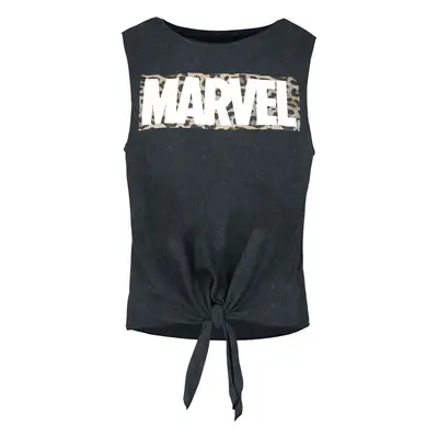 Marvel Logo Leo Dámský top černá