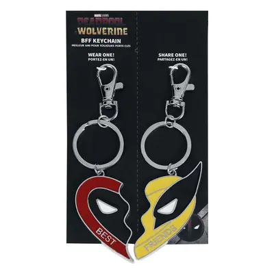 Deadpool 3 - Wolverine - Come Together BFF Key Chain Klíčenka vícebarevný