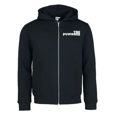 The Punisher Skull Mikina s kapucí na zip černá