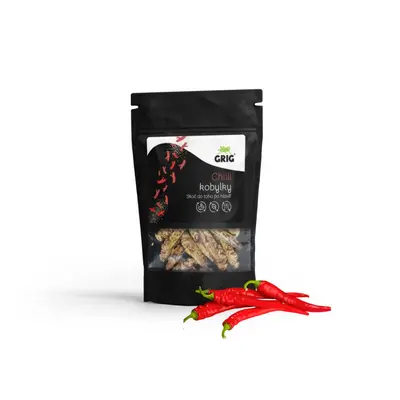 Grig Sušené kobylky 8 g Příchuť: Chilli