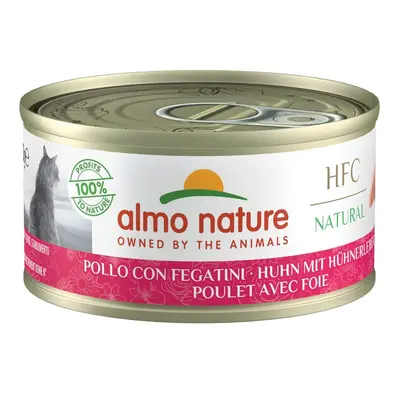 Almo Nature HFC Natural - Kuře a játra 70g