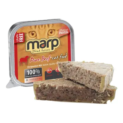 Marp Holistic Marp Beef vanička pro kočky s hovězím 100g exp 09/2023 10ks + 20ks ZDARMA