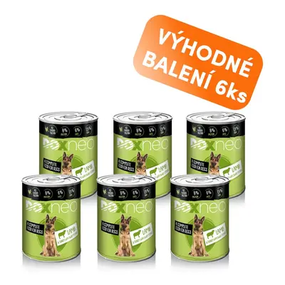 Doxneo Lamb konzerva pro psy s jehněčím 6x400g