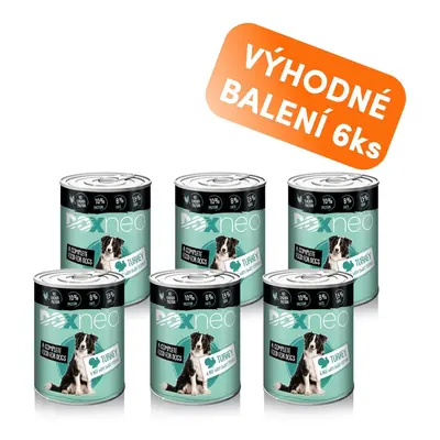 Doxneo Turkey konzerva pro psy s krůtou 6x400g