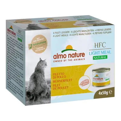 Almo Nature HFC Natural Light Meal Cat Megapack kuřecí filet 4x50g exp 02/2024 SLEVA 40%