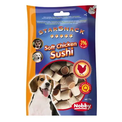 Nobby StarSnack Soft Chicken Sushi kuře & ryba 70g