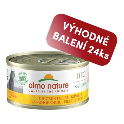 Almo Nature HFC - Kuřecí filet 70g výhodné balení 24ks