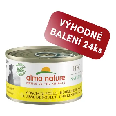 Almo Nature HFC DOG - Kuřecí stehna 95g výhodné balení 24ks