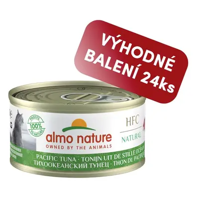 Almo Nature HFC Natural - Pacifický tuňák 70g výhodné balení 24ks