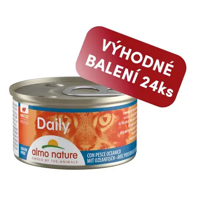 Almo Nature Daily Menu WET CAT - Pěna s mořskými rybami 85g výhodné balení 24ks