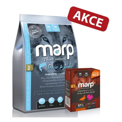 Marp Natural Senior and Light - s bílou rybou 12kg