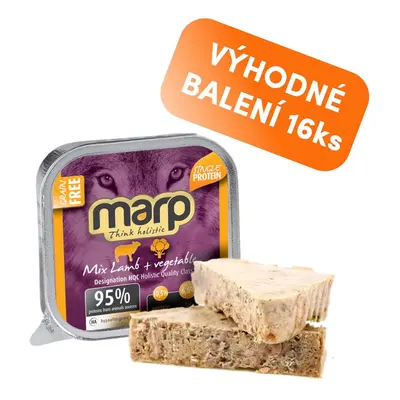 Marp Holistic Marp Mix vanička pro psy jehně+zelenina 16x100g