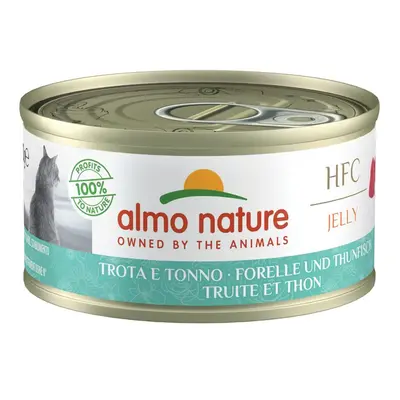 Almo Nature HFC Jelly - Pstruh a tuňák 70g