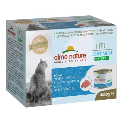 Almo Nature HFC Natural Light Meal Cat Megapack atlantský tuňák 4x50g