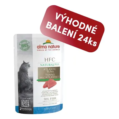 Almo Nature HFC Natural Plus - Atlantský tuňák 55g výhodné balení 24ks