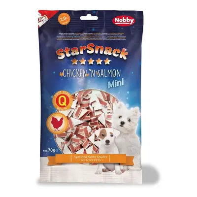 Nobby StarSnack Mini Soft měkké pamlsky kuře+losos 70g