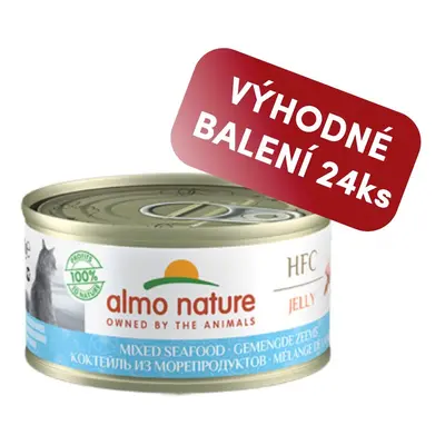 Almo Nature HFC Jelly - Mořské plody 70g výhodné balení 24ks