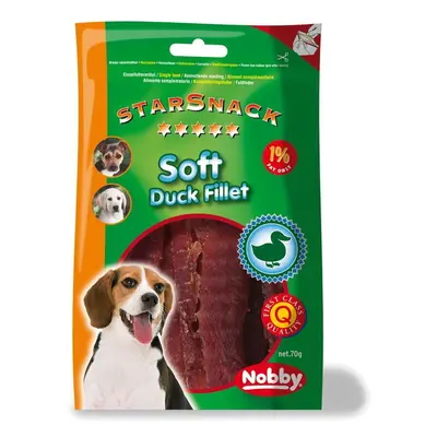 Nobby StarSnack Soft Duck Fillet měkké kachní filetky 70g