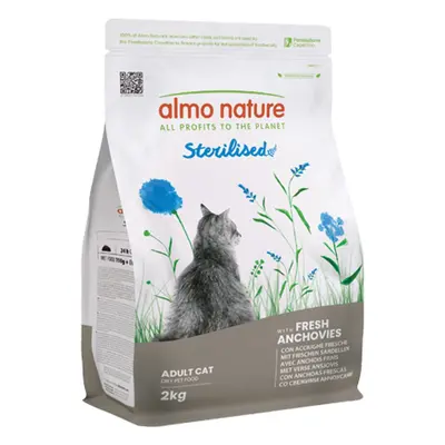 Almo Nature Sterilised - pro kastrované kočky s ančovičkami 2kg