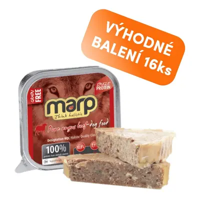 Marp Holistic Marp Angus Beef vanička pro psy s hovězím 16x100g